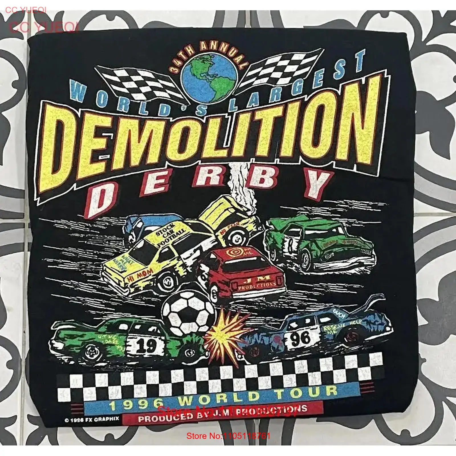Vintage Fashion World - Vintage Stock Car Demolition Derby 1996