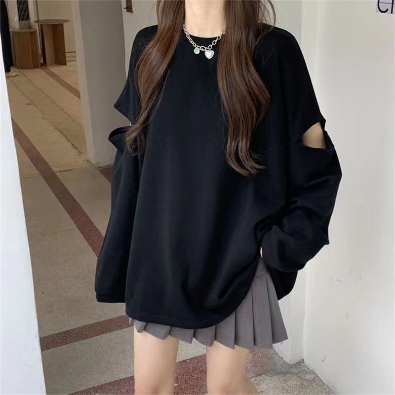 Vintage Fashion Uk - Women Clothing Hole Hollow Out Loose