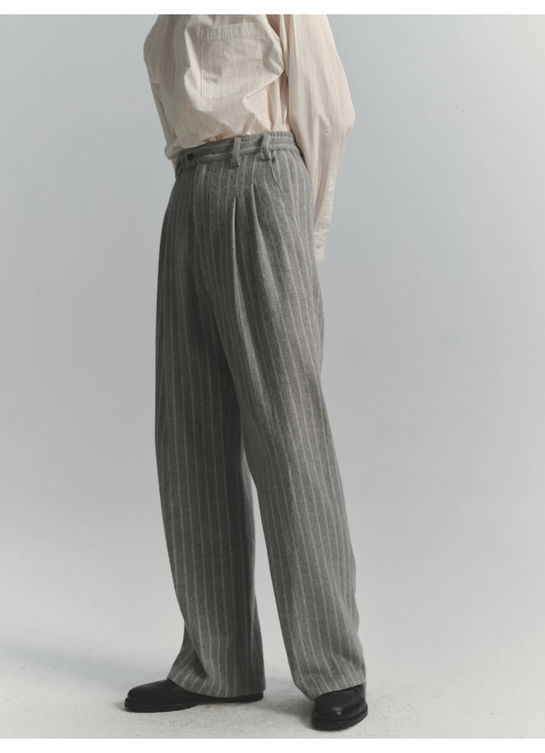 Vintage Fashion Old Money - Men's Striped Pants High-Street Elegant Vintage