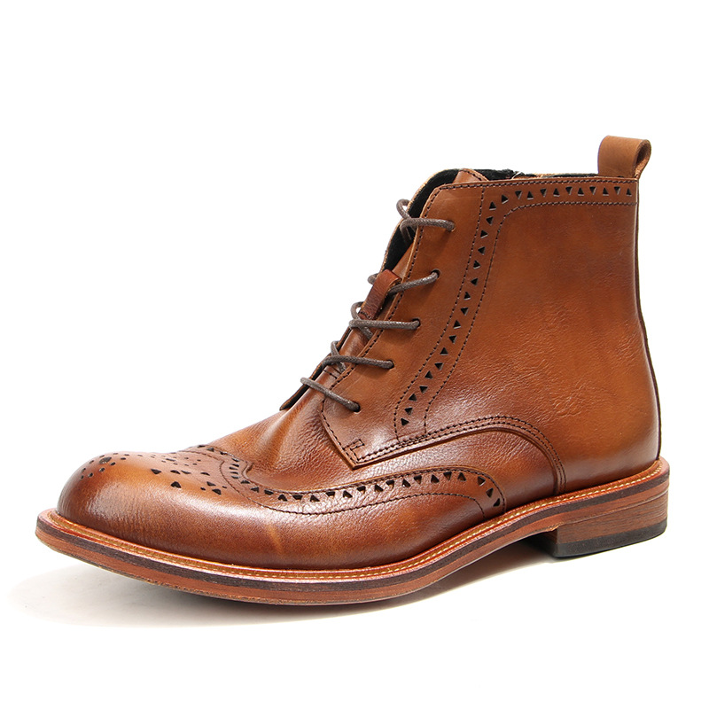 Vintage Fashion Style Men - Vintage Mens Ankle Chelsea Boots Luxury
