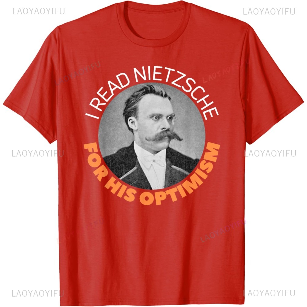 Vintage Fashion Style Men - Friedrich Nietzche Optimism Gift German Philosophy