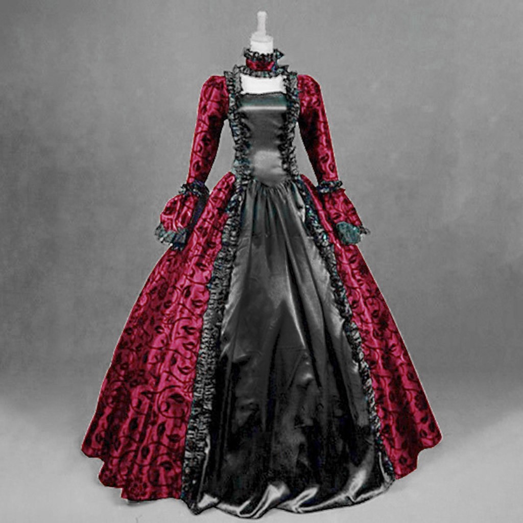 Vintage Fashion Dress - Women Vintage Exquisite Dress Gothic Retro