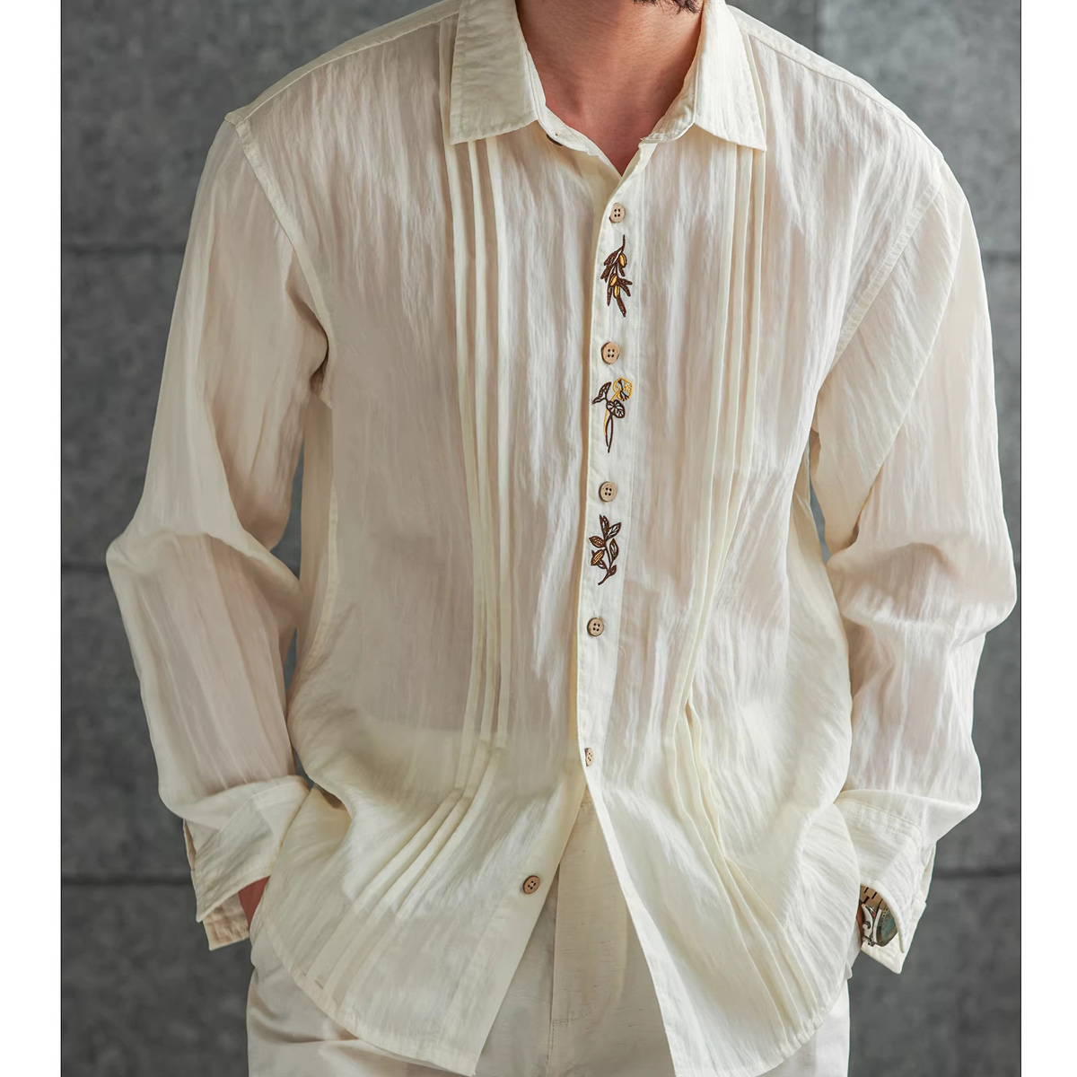 Vintage Fashion Old Money - Old Money Style Embroidery Folds Vintage
