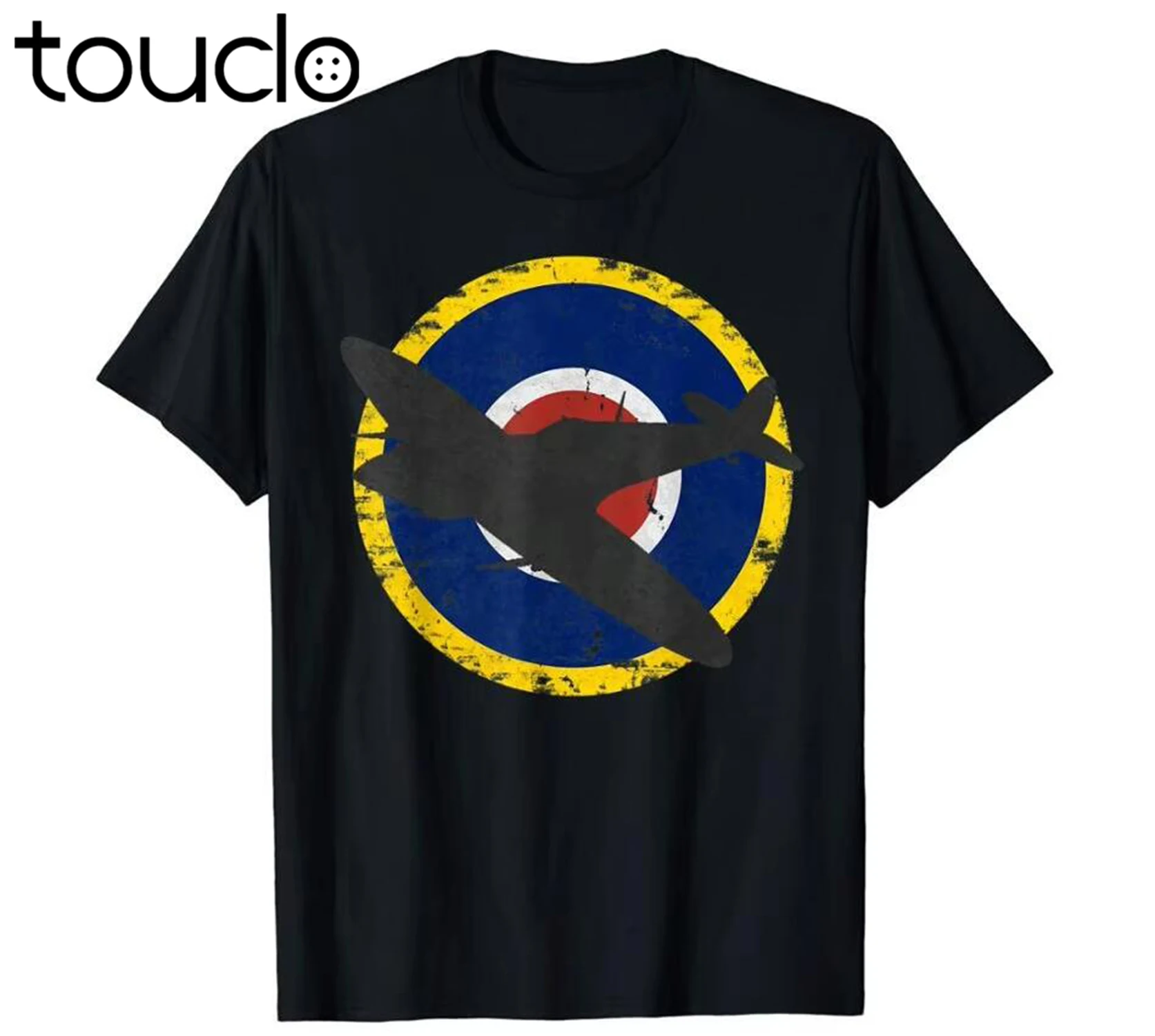 Vintage Fashion Logos - Spitfire British Wwii Fighter Vintage Aircraft