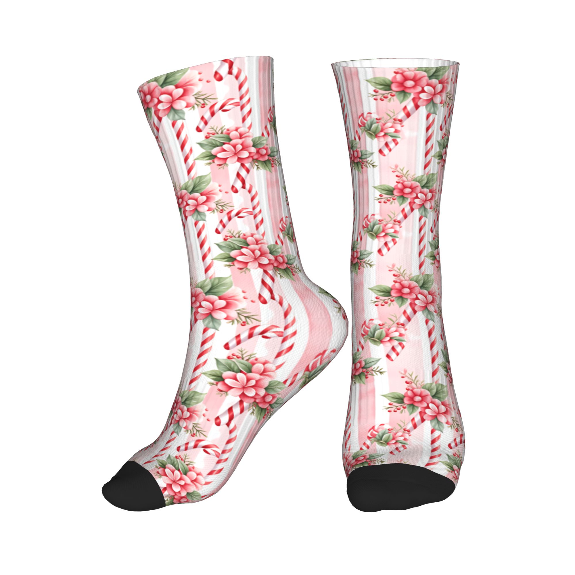 Vintage Fashion Patterns - Fashion Printing Vintage Pink Candy Cane