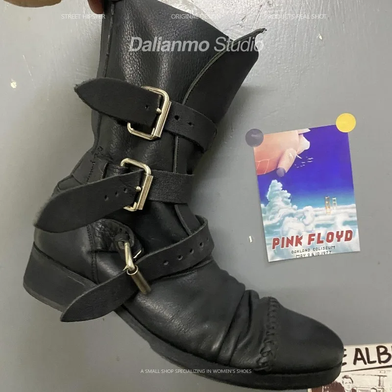 Fashion Men's Genuine Leather  - đánh giá và giá Vintage Fashion Style Men