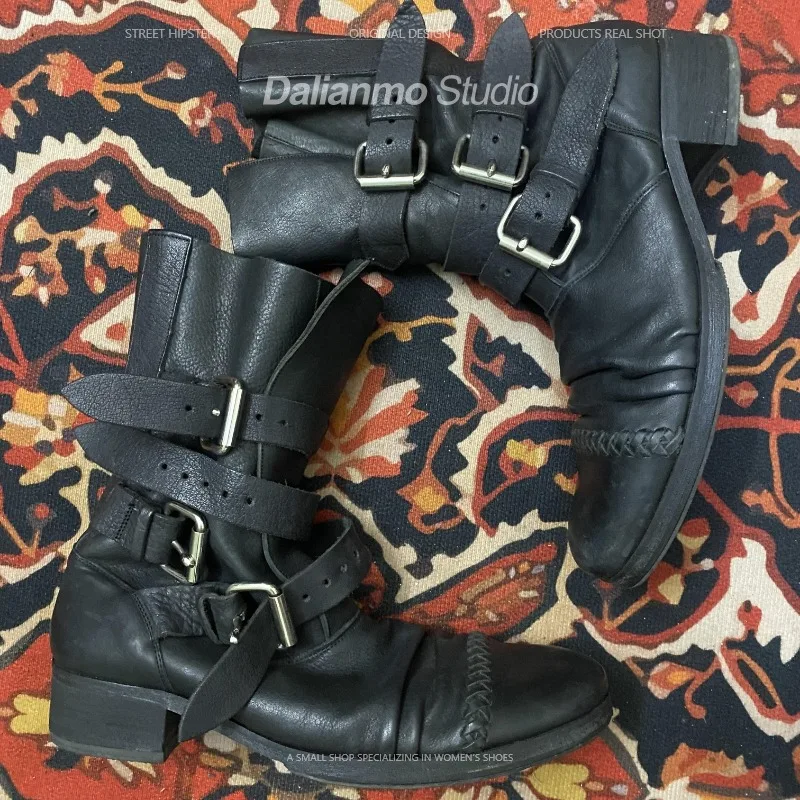 Fashion Men's Genuine Leather  - đánh giá và giá Vintage Fashion Style Men