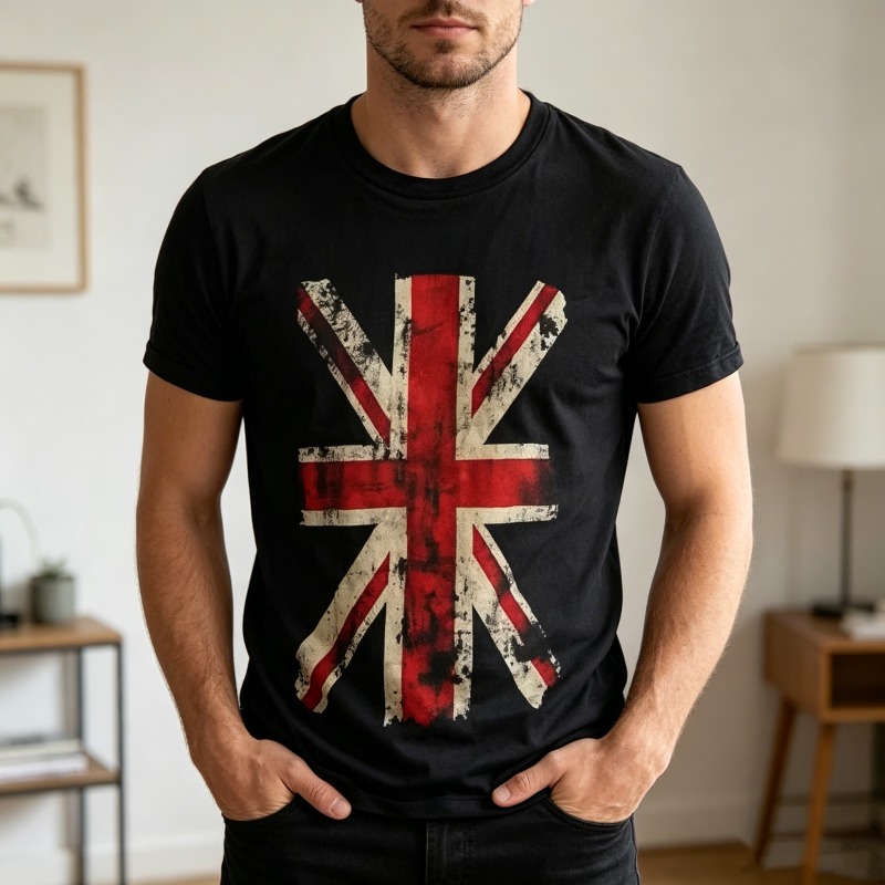 Union Jack Graphic Tshirt Vint - đánh giá và giá Vintage Fashion Uk