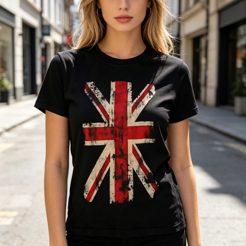 Union Jack Graphic Tshirt Vint - đánh giá và giá Vintage Fashion Uk