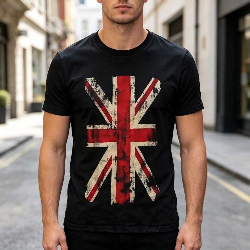 Union Jack Graphic Tshirt Vint - đánh giá và giá Vintage Fashion Uk