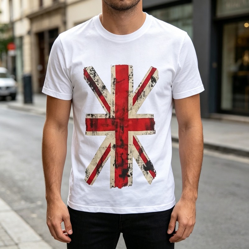 Union Jack Graphic Tshirt Vint - đánh giá và giá Vintage Fashion Uk