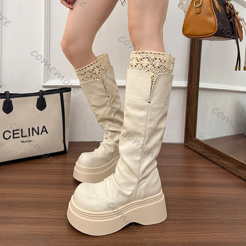 Comemore Gothic Lace Platform  - đánh giá và giá Vintage Style Women Fashion