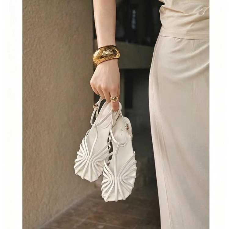 French-style Vintage Woven Toe - đánh giá và giá Vintage Style Women Fashion