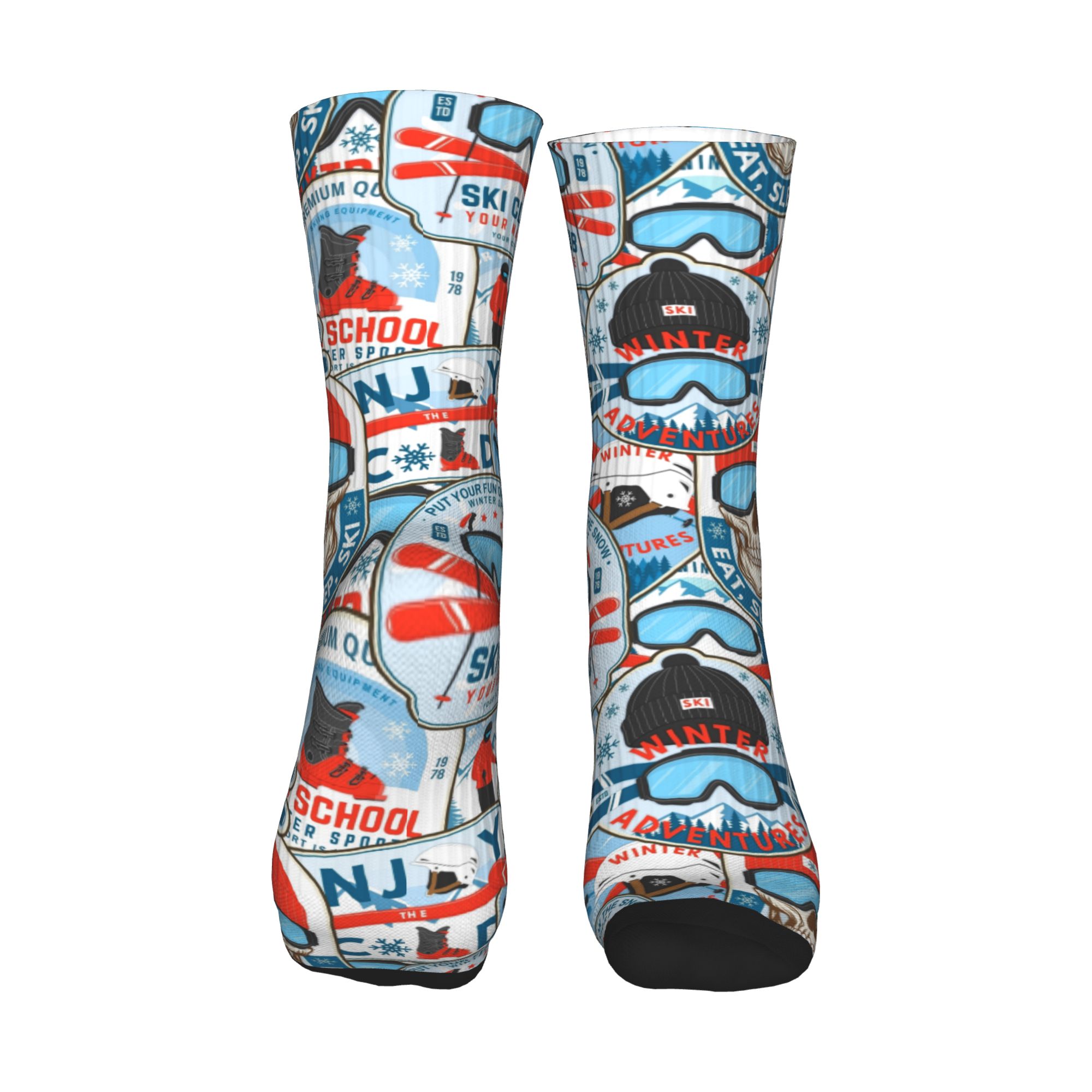 Vintage Red Blue Ski Club Seam - đánh giá và giá Vintage Fashion Dress