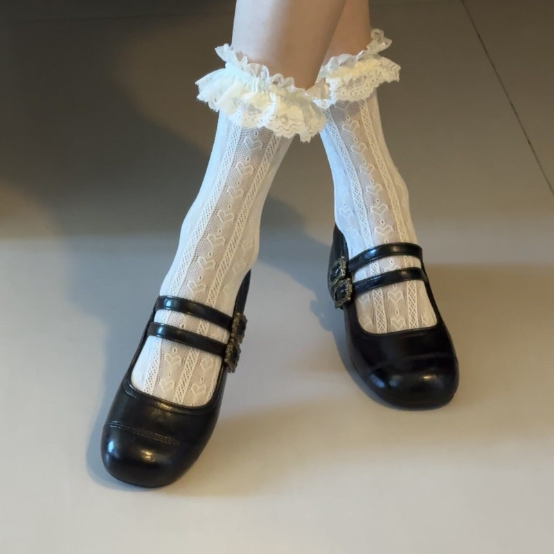 Vintage Thick Heel Women Mary  - đánh giá và giá Vintage Fashion Women Dresses