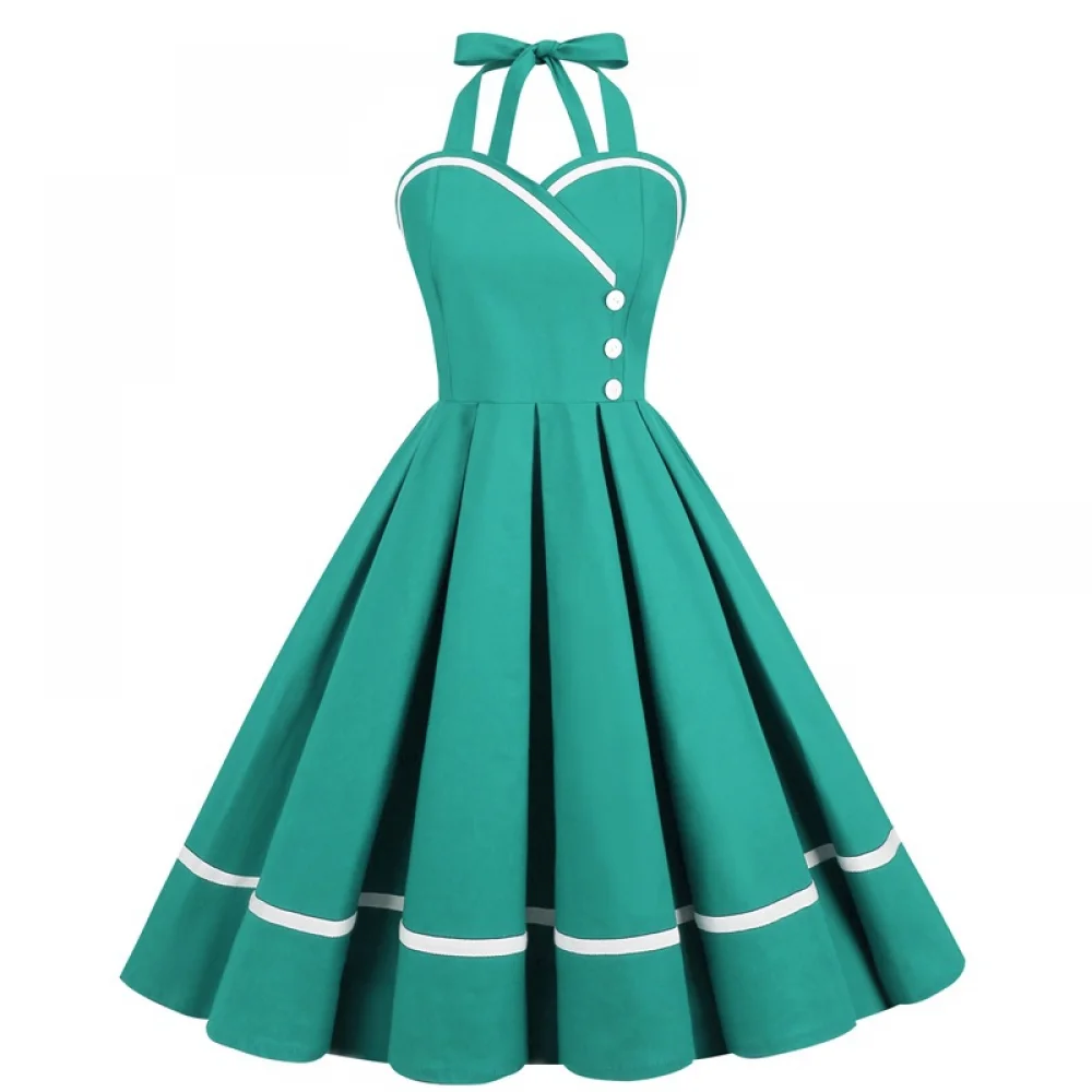Halloween  50s 60s 80s Retro D - đánh giá và giá Vintage Fashion Dress