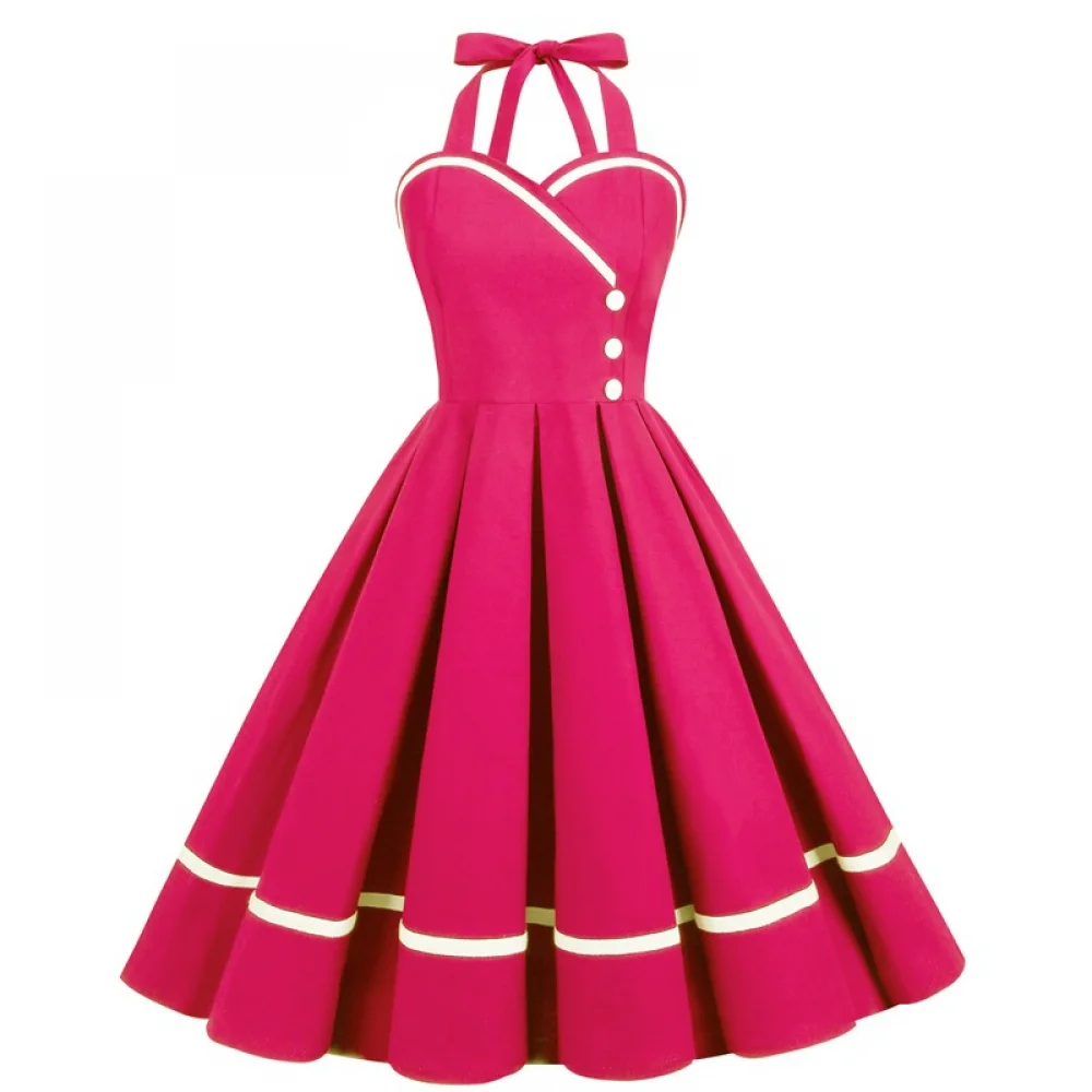 Halloween  50s 60s 80s Retro D - đánh giá và giá Vintage Fashion Dress
