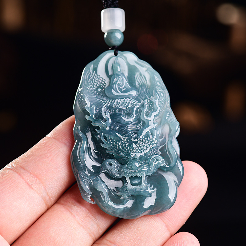 Natural Burmese Jadeite Dragon - đánh giá và giá Vintage Fashion Design