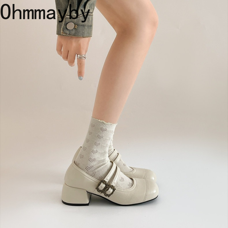 Vintage Thick Heel Women Mary  - đánh giá và giá Vintage Fashion Women Dresses