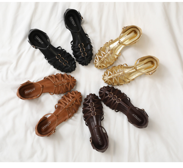 Plus Size Women Roman Sandals  - đánh giá và giá Vintage Fashion Dress