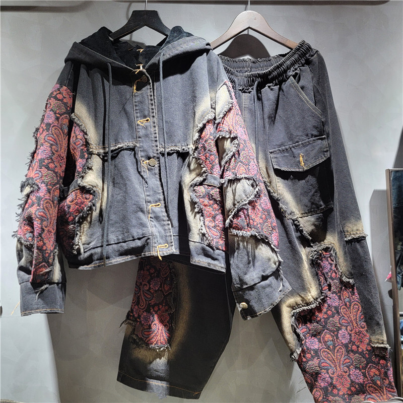 WTHT Fashion Women's Wash Patc - đánh giá và giá Patchwork Jean Jacket