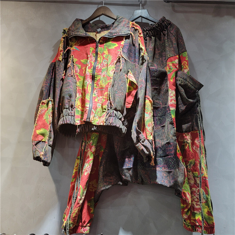 WTHT Vintage Trendy Women's Pa - đánh giá và giá Patchwork Jean Jacket