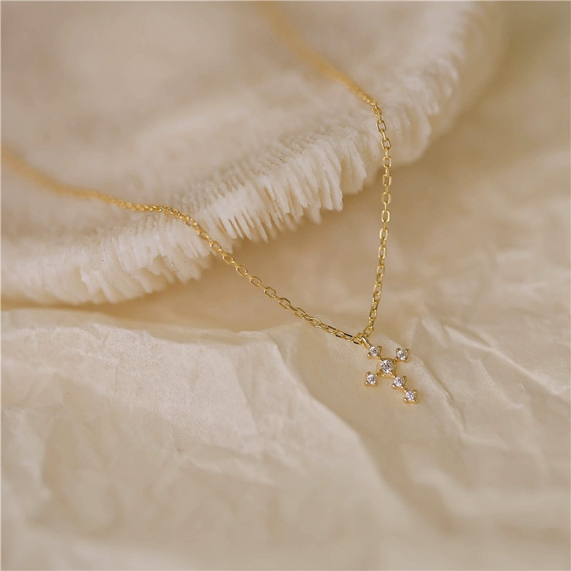 S925 Sterling Silver Cross Zir - đánh giá và giá Vintage Fashion Show