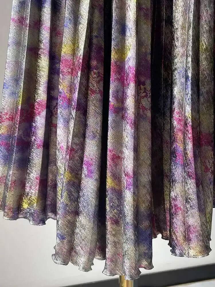 Shiny Colorful Luxury High Wai - đánh giá và giá Vintage Fashion Old Money