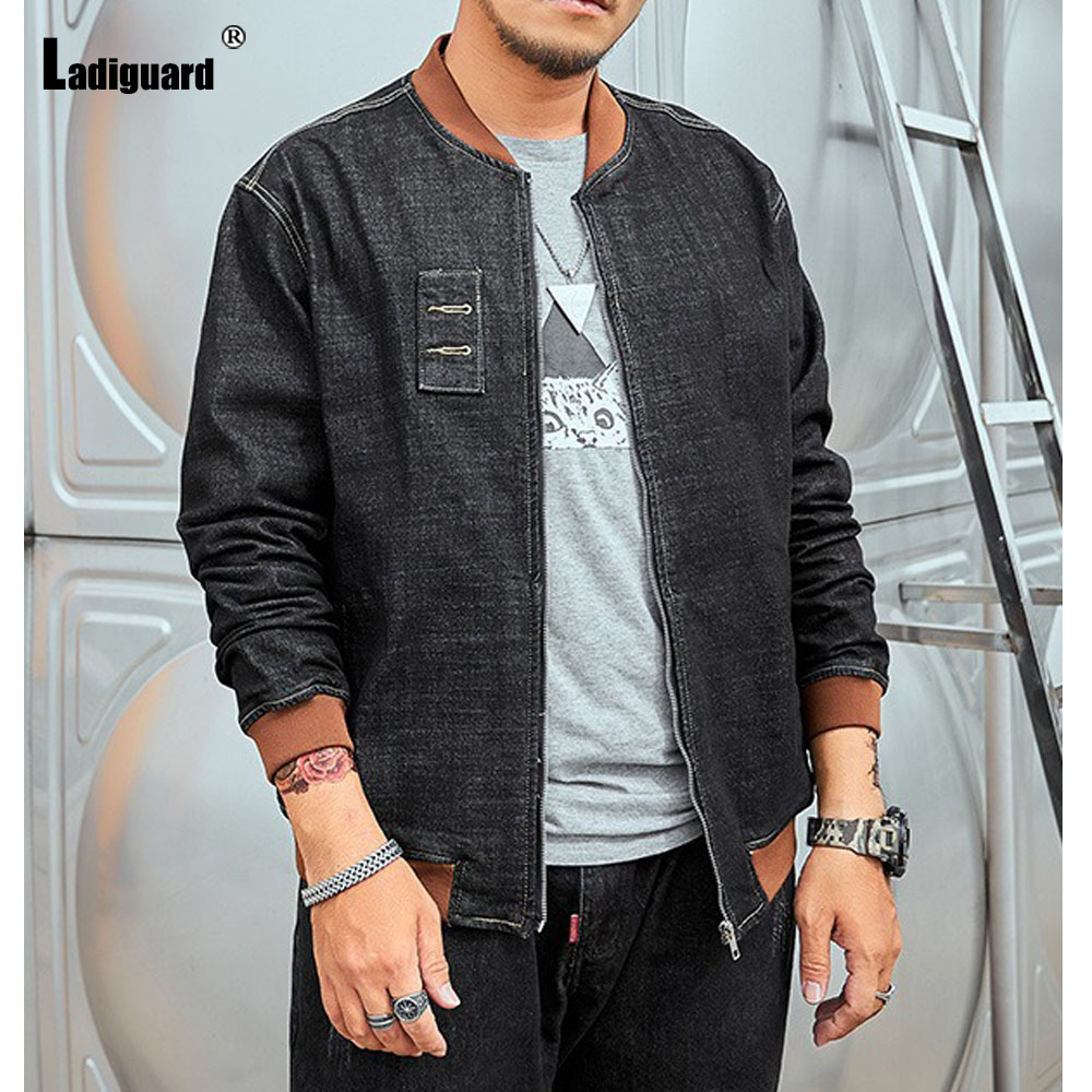 Ladiguard Plus Size 7xl Mens P - đánh giá và giá Patchwork Jean Jacket