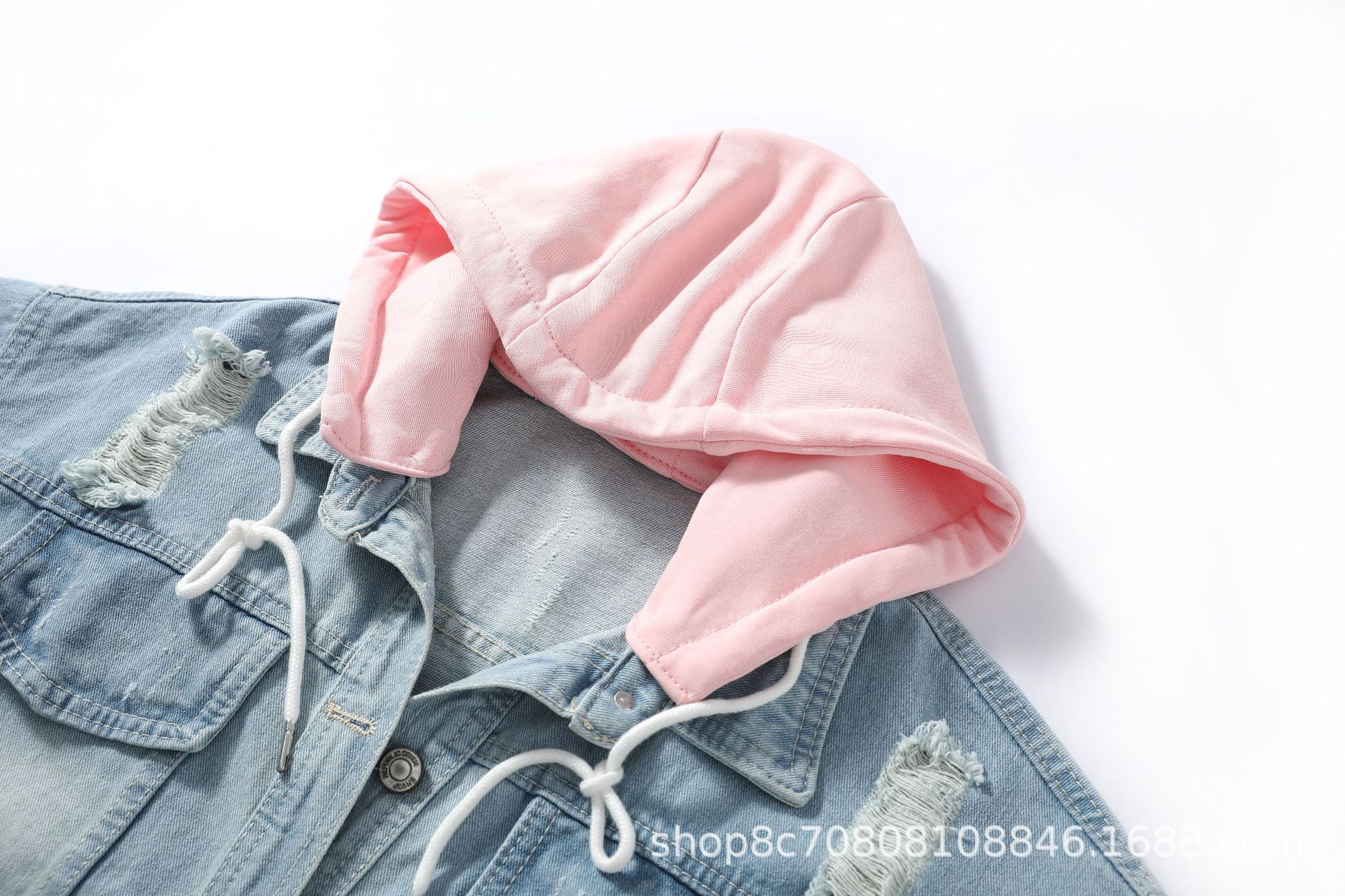 European Style Loose Hooded Pa - đánh giá và giá Patchwork Jean Jacket
