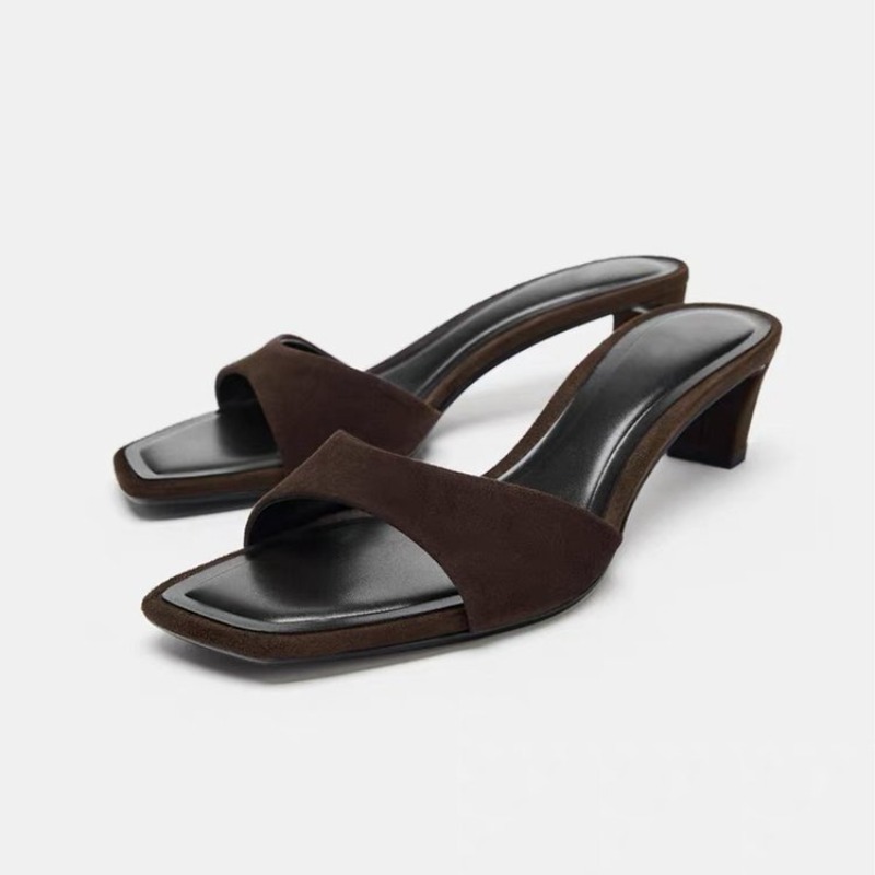 Vintage Brown Faux Suede Slipp - đánh giá và giá Vintage Fashion Design