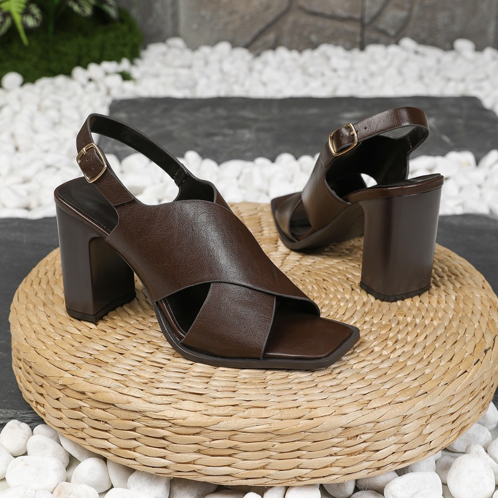 Women Sandals Vintage Square H - đánh giá và giá Vintage Fashion Dress