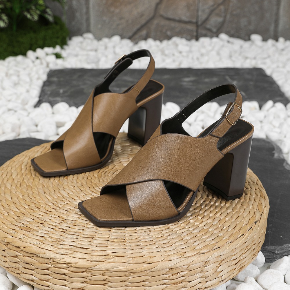 Women Sandals Vintage Square H - đánh giá và giá Vintage Fashion Dress
