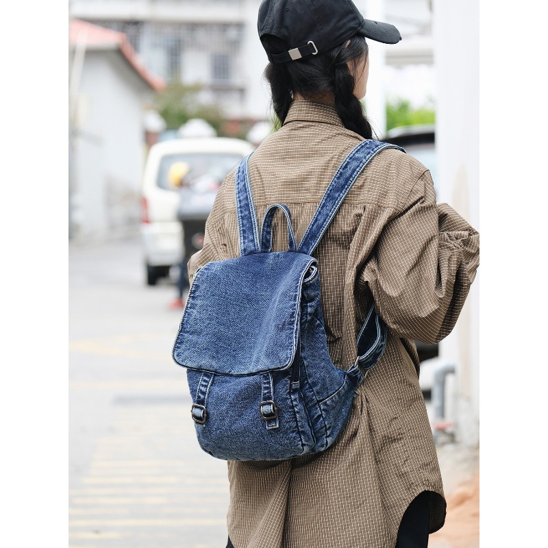 Vintage Denim Backpack For Wom - đánh giá và giá Vintage Fashion Books