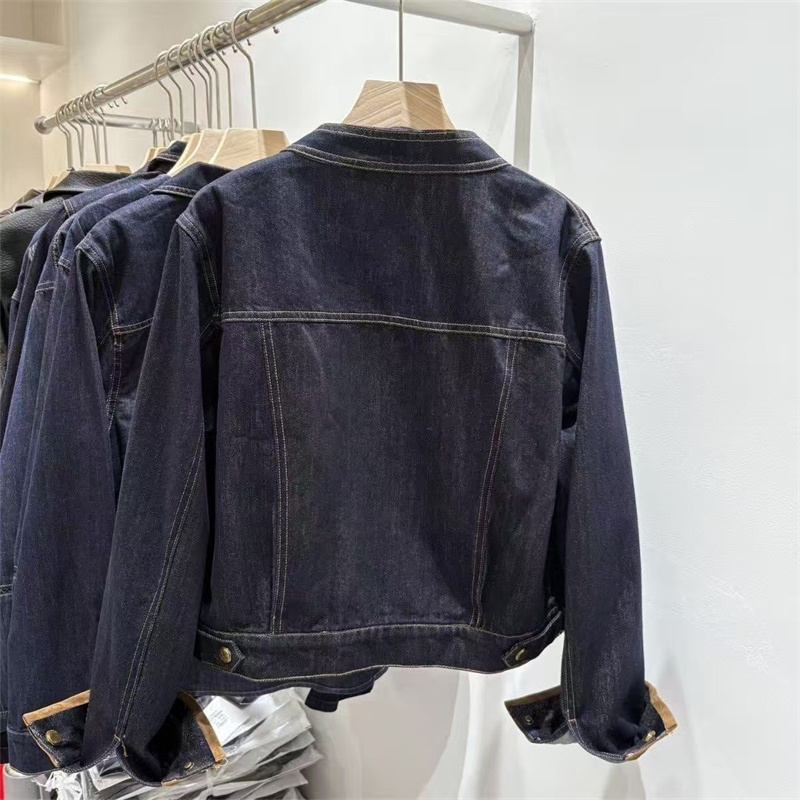 New Stitching Retro Spring Aut - đánh giá và giá Patchwork Jean Jacket
