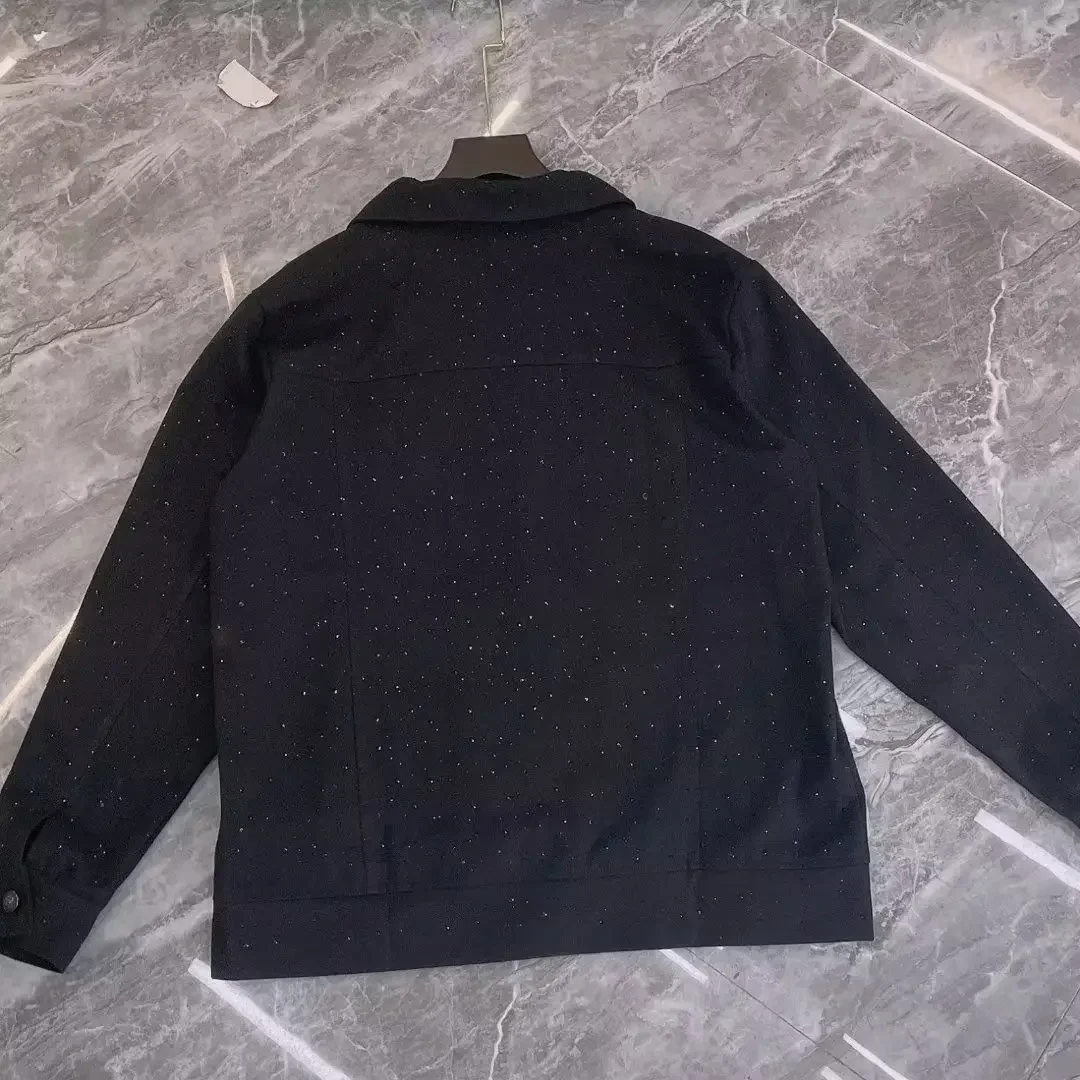 Jeans Coat for Men Button Casu - đánh giá và giá Patchwork Jean Jacket