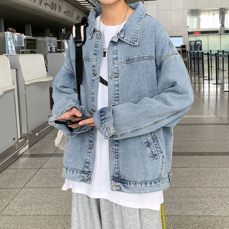 Winter 2025 Male Jean Coats Cl - đánh giá và giá Patchwork Jean Jacket