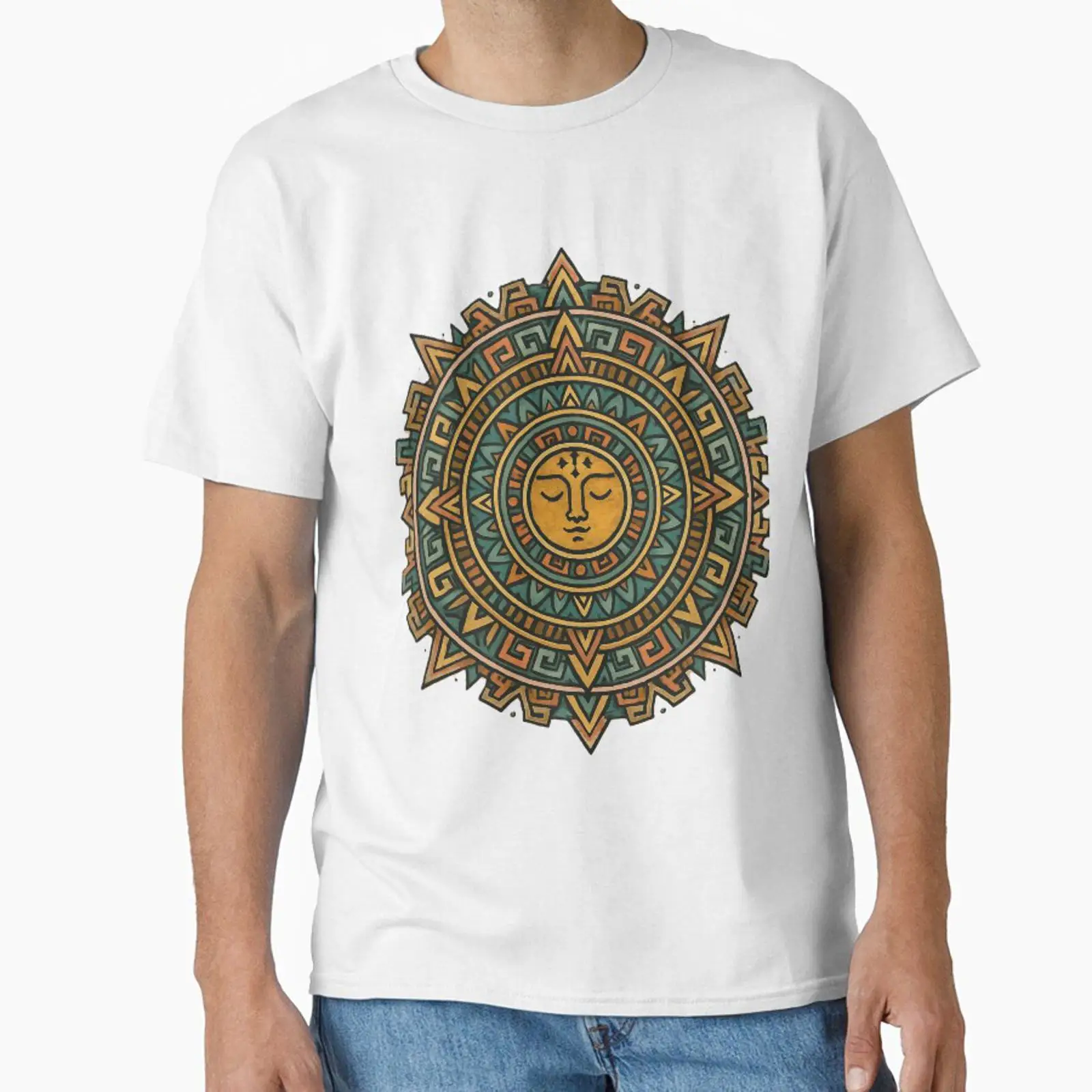 Aztec Sun Mandala designed and - đánh giá và giá Vintage Fashion Uk