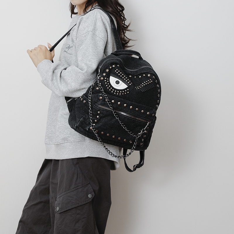 Vintage Denim Rivet Backpack W - đánh giá và giá Vintage Fashion Patterns