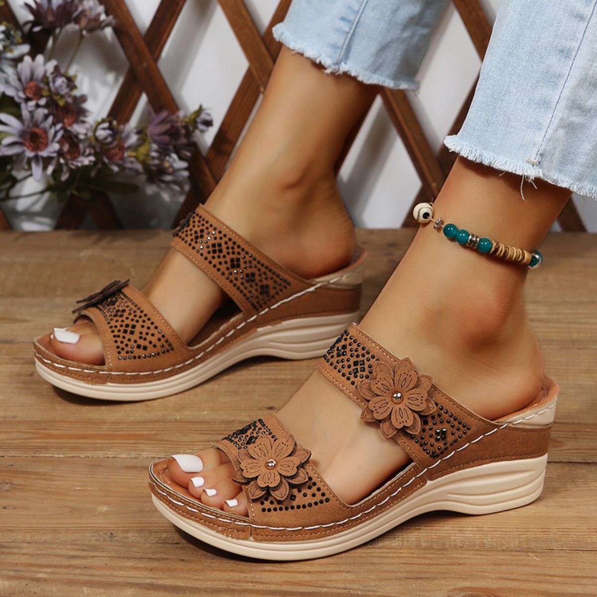 New Fashion Summer Women Wedge - đánh giá và giá Vintage Fashion Girl