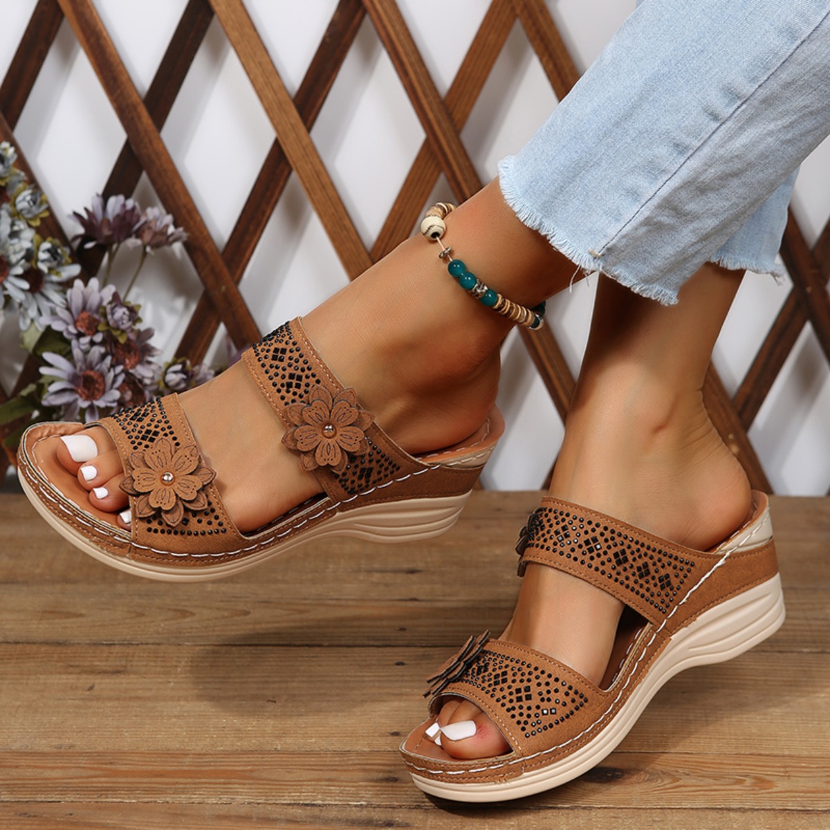 New Fashion Summer Women Wedge - đánh giá và giá Vintage Fashion Girl