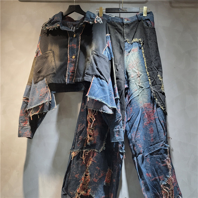 WTHT New Fashion Women's Patch - đánh giá và giá Patchwork Jean Jacket