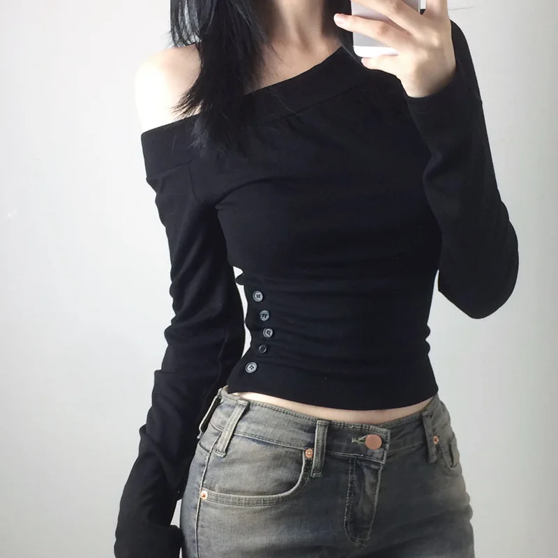 Y2K Vintage Pleated Button T-S - đánh giá và giá Vintage Y2K