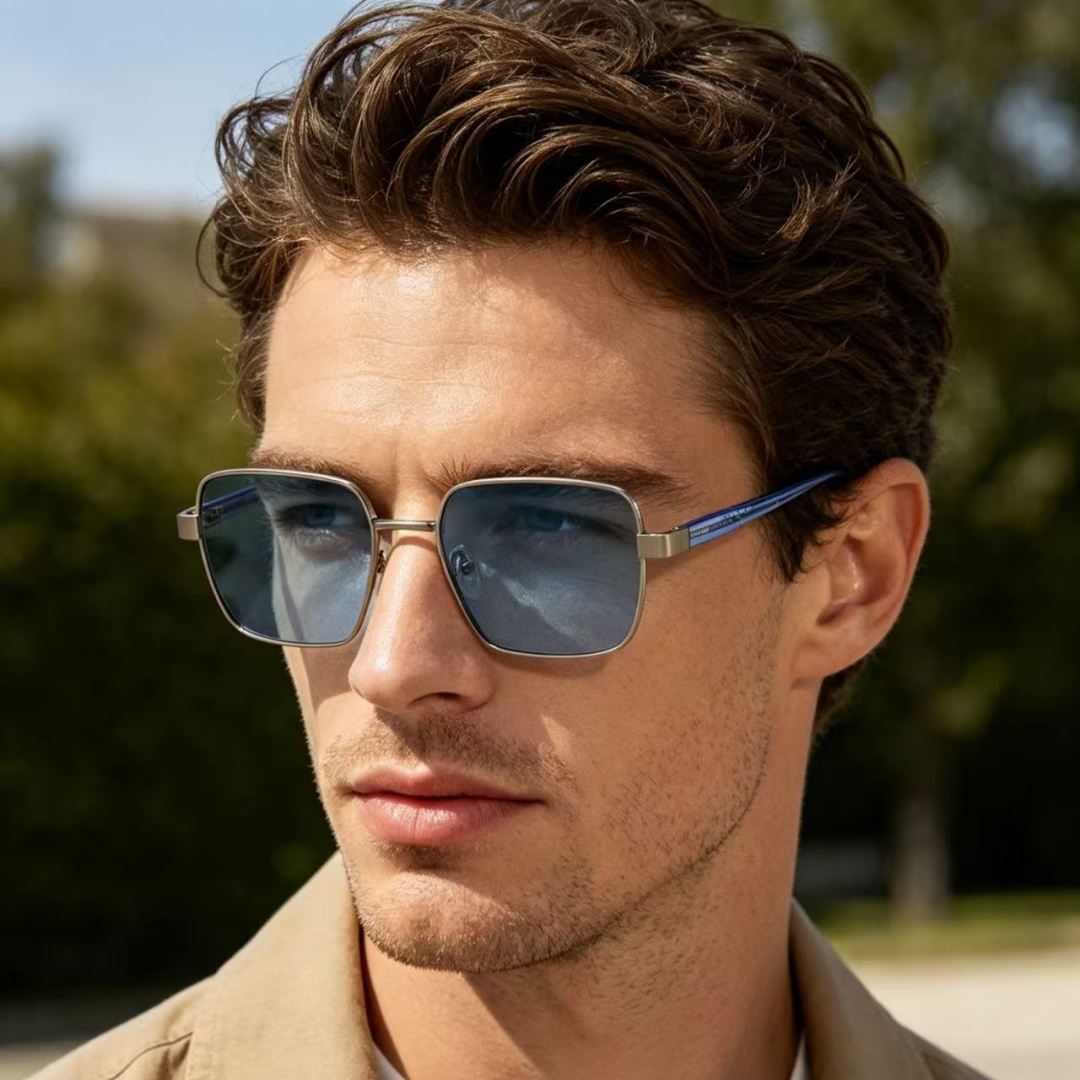 Fashion Square Sunglasses For  - đánh giá và giá Vintage Fashion Style Men