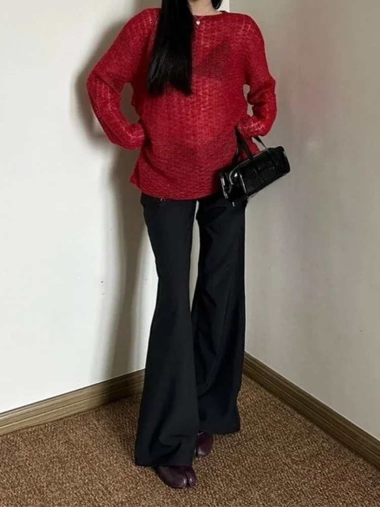 Y2K See-Through Knitted Women' - đánh giá và giá Vintage Y2K