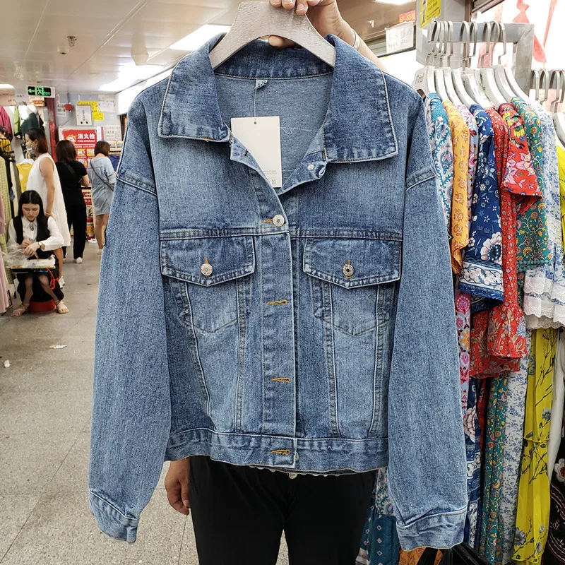 Vintage Blue Embroidery Sequin - đánh giá và giá Patchwork Jean Jacket